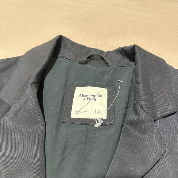 Abercrombie & Fitch Women's navy blue Blazer size S - Picture 4 of 5